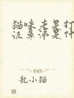 猫咪老是打喷嚏流鼻涕是什么原因