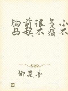 胸前很多小疙瘩凸起不痛不痒