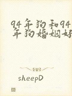 94年狗和94年狗婚姻好不好封面