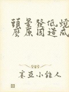 头晕发低烧是什么原因造成的封面