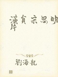 演员宋思明的照片