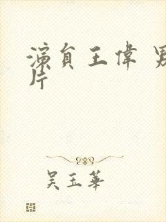 演员王伟 男照片