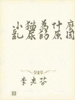 小猫为什么乱拉乱尿的原因呢