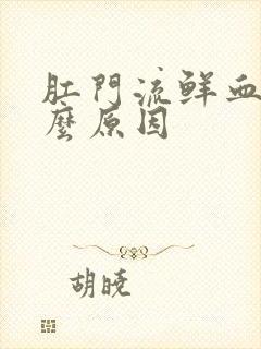 肛门流鲜血是什么原因