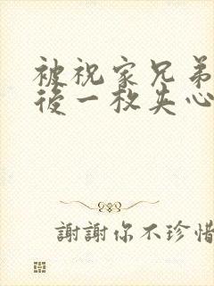 被祝家兄弟共享后一枚夹心饼小说封面