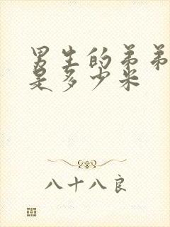 男生的弟弟正常是多少米