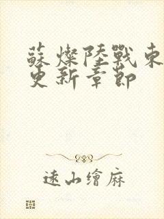 苏灿陆战东刚刚更新章节封面