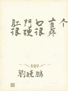 肛门口有个肉球很硬很疼封面