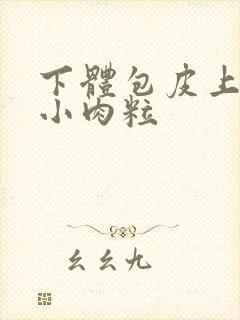 下体包皮上长了小肉粒封面