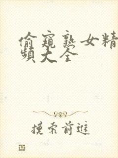 偷窥熟女精品视频大全封面