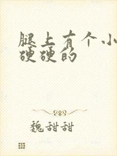 腿上有个小疙瘩硬硬的