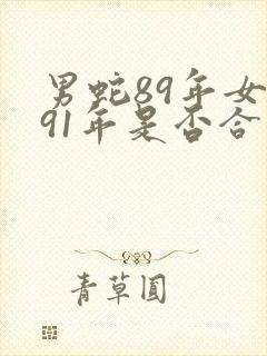 男蛇89年女羊91年是否合封面