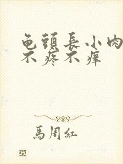 龟头长小肉疙瘩不疼不痒