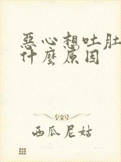 恶心想吐肚子痛什么原因