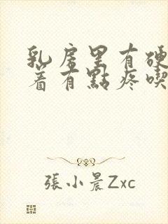 乳房里有硬块捏着有点疼吃什么药