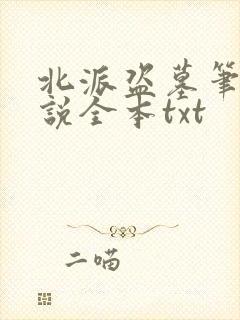 北派盗墓笔记小说全本txt