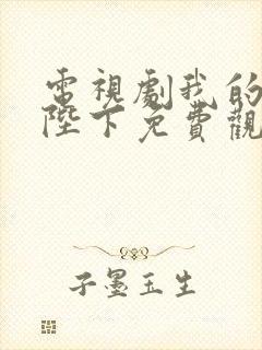 电视剧我的皇帝陛下免费观看封面