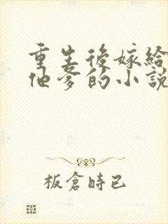 重生后嫁给前夫他爹的小说封面