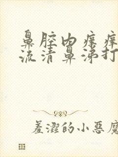 鼻腔内痒痒,老流清鼻涕打喷嚏是什么原因