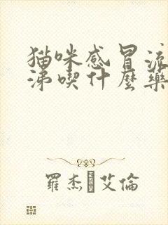 猫咪感冒流清鼻涕吃什么药