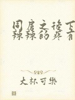 同房之后下面火辣辣的疼有血