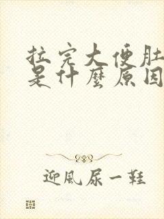 拉完大便肚子疼是什么原因封面