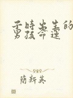 子时出生的属鼠男孩命运