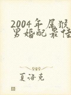 2004年属猴男婚配最佳属相