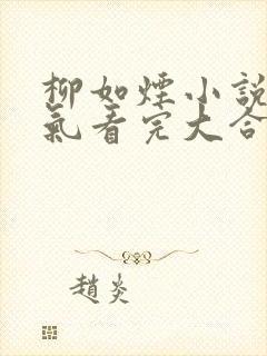 柳如烟小说一口气看完大合集封面