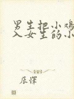 男生把小鸡鸡插入女生的小鸡鸡里