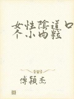 女性阴道口有几个小肉粒