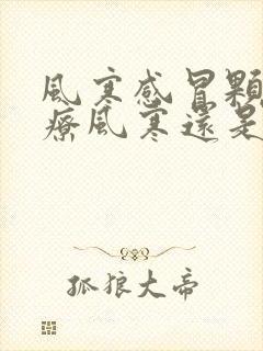 风寒感冒颗粒治疗风寒还是风热