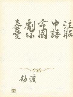 泰剧命中注定我爱你国语版免费观看全集