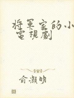 将军家的小娘子 电视剧