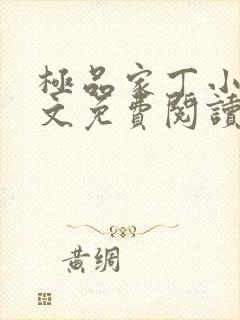 极品家丁小说全文免费阅读