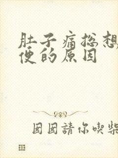 肚子痛总想拉大便的原因