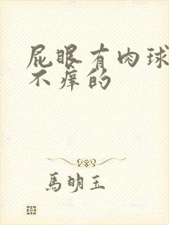 屁眼有肉球不疼不痒的