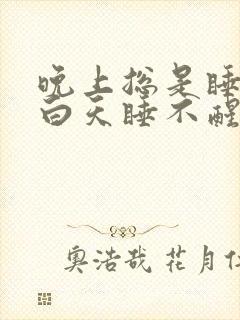 晚上总是睡不着白天睡不醒封面