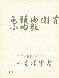 龟头内侧有一排小肉粒封面