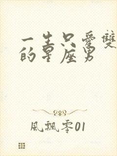 一生只爱双子女的星座男