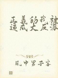 正义的我被系统逼成大反派封面