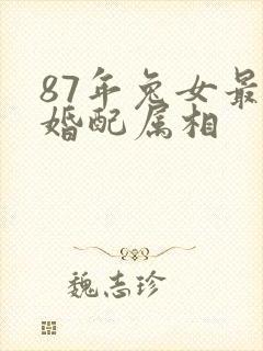 87年兔女最佳婚配属相