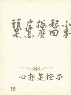 头皮总起小疙瘩是怎么回事