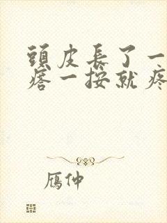 头皮长了一个疙瘩一按就疼