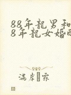 88年龙男和88年龙女婚配好吗