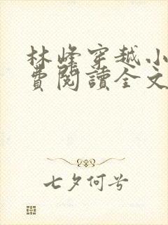 林峰穿越小说免费阅读全文最新章节