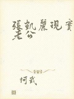 张凯丽现实中的老公