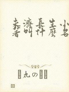 未济长生小说原著叫什么名字