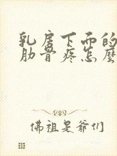 乳房下面的位置肋骨疼怎么回事封面