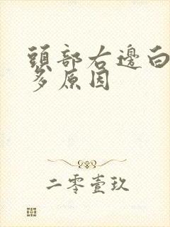 头部右边白头发多原因封面